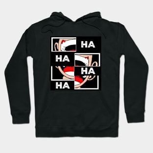 Funny Laughing Anime Boy Hoodie